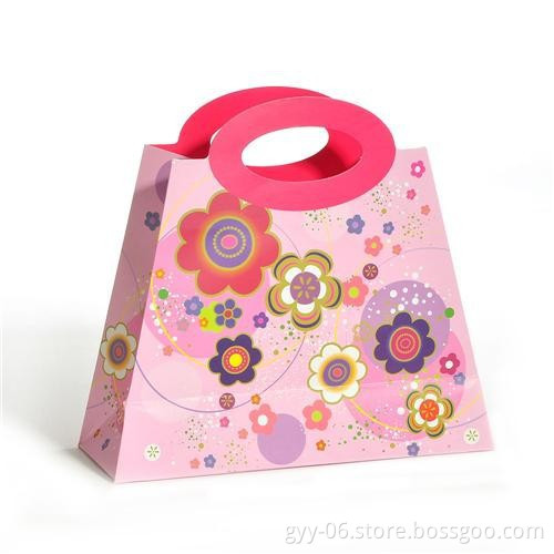 Customed Printed paper handle gift packaging paper bag